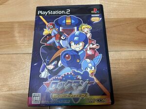 PS2ソフト ロックマン　パワーバトルファイターズ　ROCKMAN MEGAMAN CAPCOM 中古美品