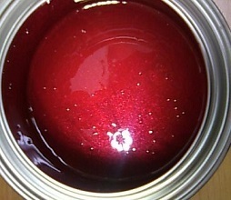 *02 fluid type urethane paints red metallic ( color base less ) 2L set 0* automobile bike painting custom paint 
