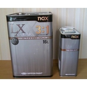 ●○２液型最高級クリヤー(3:1) 1kgセット◇NAXマルチエコ20LXクリヤー小分けニッペウレタン塗料自動車バイク塗装高光沢ツヤ○●の画像2