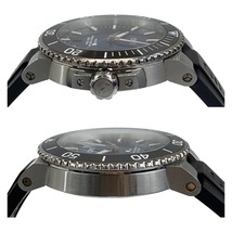 美品 ORIS オリス アクイスデイト ブルー ブラック ステンレススチール/シリコン 01 733 7730 4185 07 34 18 44 EB 腕時計 防水加工 405765_画像4