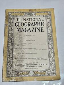 T　大正11年　THE NATIONAL GEOGRAPHIC MAGAZINE 