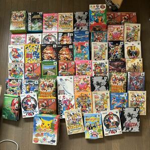 53本 任天堂64 箱付き ゲームソフトセット Nintendo ジャンクまとめ売りの画像1