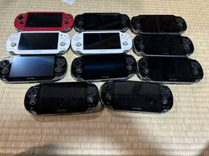 11台 SONY PlayStation Vita PCH 1000 本体 まとめ売り PS ソニー ジャンク