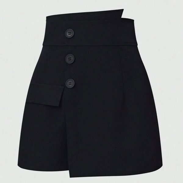 shein シーン ミニスカート ラップスカート スリットミニスカート