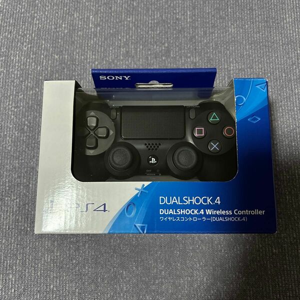 【純正品】ワイヤレスコントローラー (DUALSHOCK 4) ジェット・ブラック (CUH-ZCT2J)