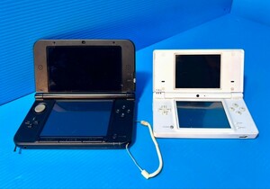 F728 ★Nintendo ニンテンドー DS/3DS LL/2点セット 部品取り ジャンク品