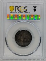 【流通の軌跡！ 1円スタート】1887 イギリス ヴィクトリア女王 1シリング 銀貨 PCGS AU Detail アンティーク コイン ジュビリーヘッド NGC_画像7