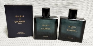 香水おまとめ　シャネル CHANEL 香水 ブルードゥシャネル パルファム　100ml　おまとめ2点