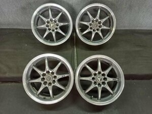 NCB919中古 RAYS APIS SR-08 15×6.5J 4穴 100 +38 ホイール 社外アルミ