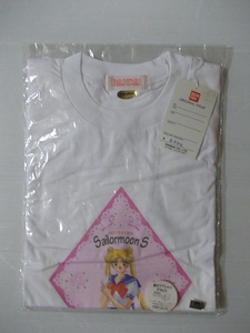  подлинная вещь!* Bandai BANDAI* Прекрасная воительница Сейлор Мун S* длина .. футболка *F размер * месяц ....* Sailor Moon * футболка с длинным рукавом свободный размер 