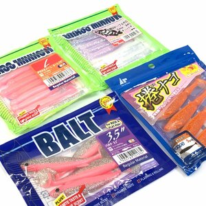 K 863wa-m4 set eko gi Agras Minaux L bar to3.5 -inch ..nago3.6 -inch wa-m lure Hokuriku UV purple tent pink back 