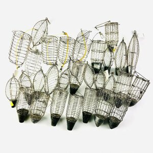 1 jpy ~[ stain basket large amount set ] stain and n basket basket lead attaching four angle slim 40 number 120 number etc. size sama .| rust ki basket fishing tackle boat net basket 