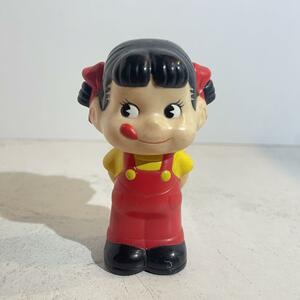 当時物 不二家 非売品 ペコちゃん ソフビ フィギュア ピープー人形