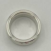 ☆ 1円 約8.5号 良品 ティファニー 1837 リング 指輪 シルバー 925 Tiffany Silver Vintage Ring レディース ビンテージ 1997 シンプル_画像7