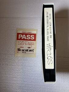 SOPHIA 配布VHS もしもあなたに届くなら渋谷 on west '95/4/8 Guest pass付