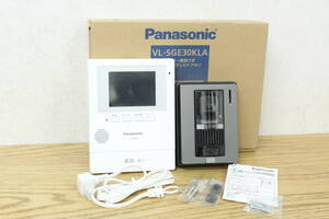 【未使用/開封済/領収書可】Panasonic パナソニック テレビドアホン 親機 VL-ME30X カメラ玄関子機 VL-V522L-S 1K186