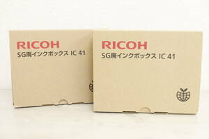 【未使用/開封済】 2点セット RICOH リコー SG廃インクボックス IC 41 8K250