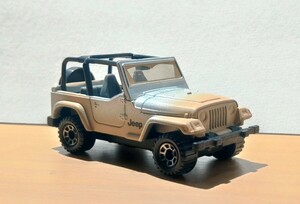 マッチボックス matchbox 1998 jeep wrangler TJ 中古　軸曲がり無し　スプラッシュ塗装