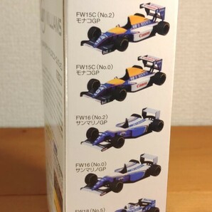 アオシマ williams F1 1/64 ウイリアムズミニカーコレクション ウィリアムズ williams RENAULT FW18 ルノー 開封品 ミニカー全長約7cm の画像5