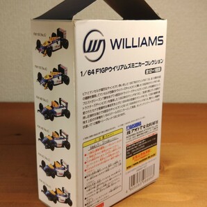 アオシマ williams F1 1/64 ウイリアムズミニカーコレクション ウィリアムズ williams RENAULT FW18 ルノー 開封品 ミニカー全長約7cm の画像4