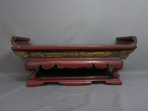 * old . pcs Buddhist altar fittings wooden lacquer ... pcs censer pcs decoration pcs *12
