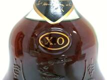 【コレクション放出品】JAs HENNESSY X.O. ジャズ ヘネシー 金キャップ グリーンボトル コニャック ブランデー 700ml/04OM051307-8_画像5