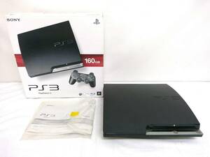 【ジャンク品】SONY ソニー PlayStation 3 プレイステーション3/CECH-2500A/160GB/ゲーム機/PS3/プレステ/約30×30×7cm/10-06KO051801