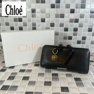 Chloe クロエ アルファベットチャーム ラウンドファスナー 長財布　7