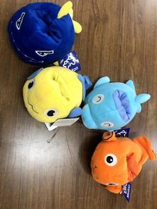 海の生物小物入れぬいぐるみセット（4種）