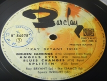 【フランス・オリジナル】Ray Bryant Trio★RVG/フラット・ディスク★★_画像2