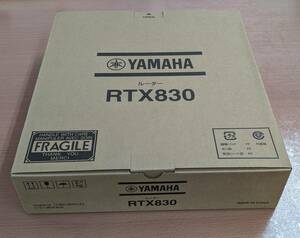 【新品・未開封】ヤマハ製 ギガアクセスVPNルーター RTX830