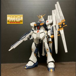 jwガンプラ完成品ジャンク 機動戦士ガンダム 逆襲のシャア MG 1/100 νガンダム バンダイ プラモデル