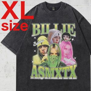 【希少】 ビリー・アイリッシュ　ヴィンテージ加工　RAP　ラップ　Tシャツ　XL