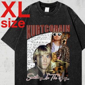 カート・コバーン　Kurt Cobain　NIRVANA　バンド　Tシャツ　XL