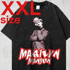 MARILYN MANSON　ROCK　ロック　バンドTシャツ　ブラック　XXL