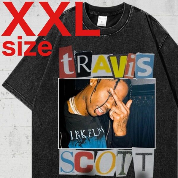 TRAVIS SCOTT　トラヴィス　パステル　Tシャツ　ブラック　XXL