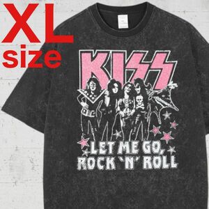 KISS　キッス　バンド　ハードロック　ROCK　半袖　Tシャツ　ロック　XL