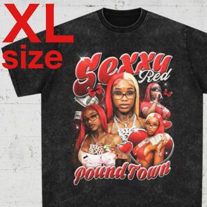 Sexyy Red　セクシー・レッド　RAP　ラップ　Tシャツ　ブラック　XL