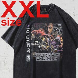 ジュースワールド　Juice Wrld　ラップ　Tシャツ　ブラック　XXLサイズ