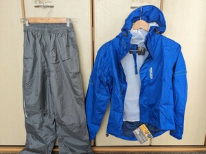  endurance waterproof rainsuit S size blue 2 wheel bike oriented 