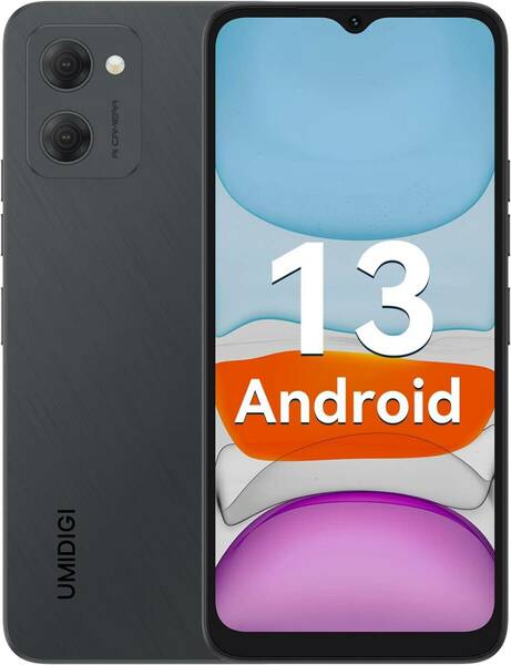 UMIDIGI G2 Android 13 スマホ SIMフリー アンドロイドスマートフォン6GB(3GB+3GB仮想メモリ)+32GB MediaTek Helio A22クアッドコア 2.0GHz