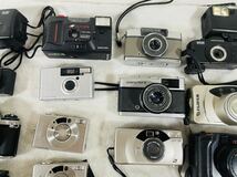 コンパクト フィルムカメラ レンジファインダー 他 まとめ 17台　オリンパス Canon IXY PENTAX Nikon 他 中古 動作未確認_画像4