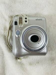 FUJIFILM 富士フィルム　instax mini 50 チェキ シルバー FUJINON LENS 60mm FOCUS RANGE 0.6m