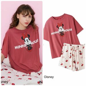 新作新品☆Minnie/ワンポイントTシャツ＆ショートパンツセット