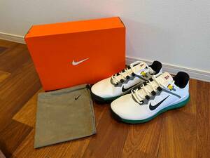 送料無料！新品未使用！NIKE GOLF タイガーウッズ TW'13 27cm US9 ホワイト グリーン　Tiger Woods '13 Men's Golf Shoes