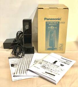 5-16【現状品】Panasonic パナソニック 屋内HDカメラ スマ@ホーム KX-HRC100-K 通電・初期化のみ