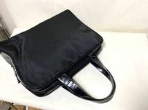 PRADA 1円 PRADA プラダ テスートナイロン ハンドバッグ トートバッグ ショルダーバッグ 肩掛けレディース メンズ ブラック ブリーフケース_画像8