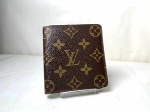 714使用僅か極美品1円 LOUIS VUITTON ルイヴィトン ミュルティブル モノグラム マルコ 二つ折 財布 ウォレット メンズ 札入 ポルトフォイユ