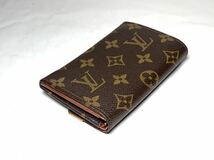 814 美品　1円 　LOUIS VUITTON ルイヴィトン　モノグラム　二つ折り　長財布　フラップ　ヴィンテージ 小銭入れ　札入れ　ポルトフォイユ_画像6