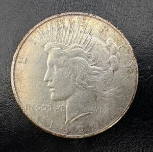 **4404a America piece dala-1 dollar silver coin 1923 year antique coin present condition storage goods **